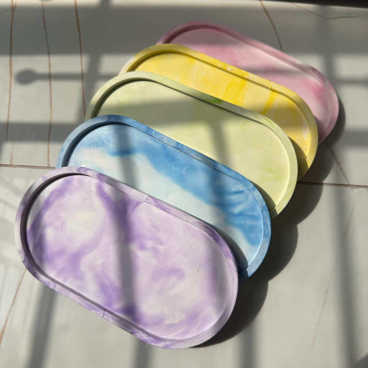 Marble Oval Tray