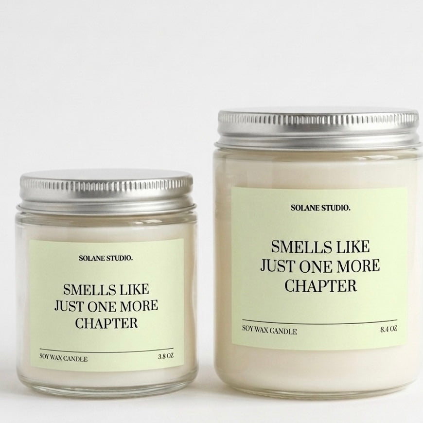 One More Chapter Candle