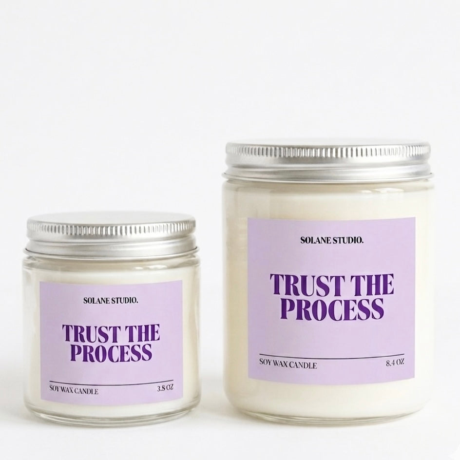 Trust the Process Candle